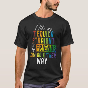 Lgbt Ally Rainbow Pride Friends Go Either Way T-Shirt