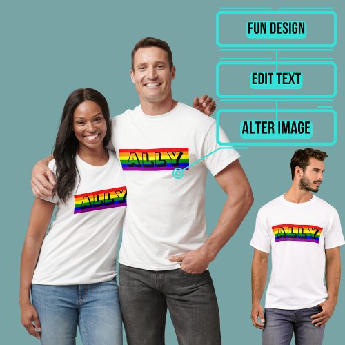 LGBT Ally Womens T_Shirt
