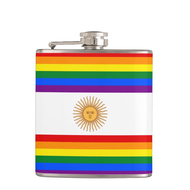 LGBT Argentina Flask (Front)