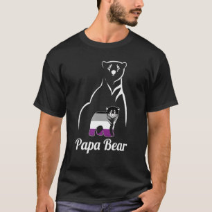 Lgbt Asexual Papa Bear Ace Pride Flag T-Shirt