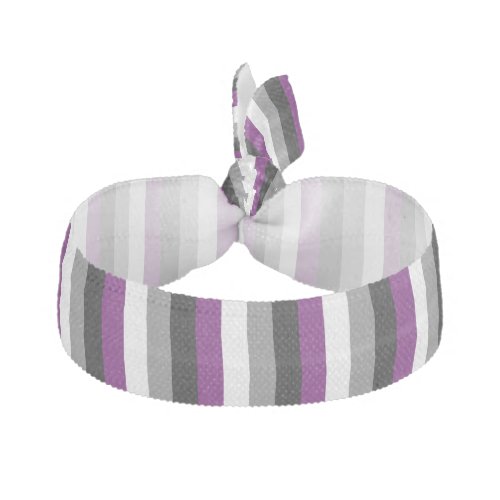 LGBT Asexual Pride Flag Colors Ribbon Hair Tie