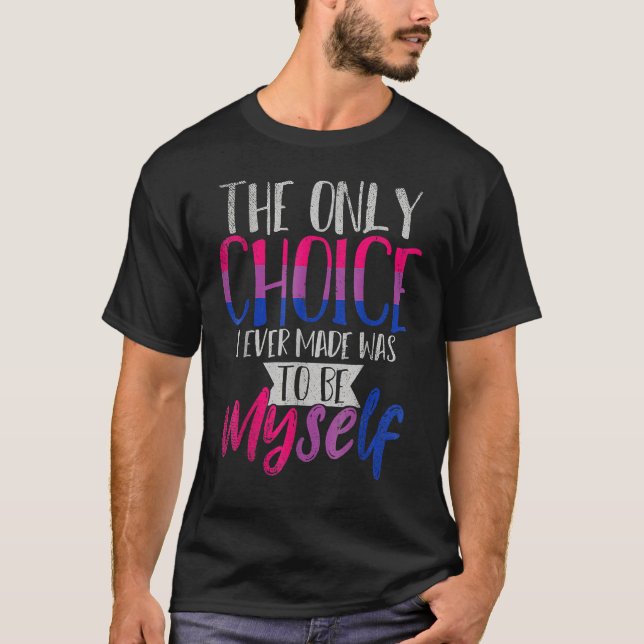 Lgbt Bi Pride Proud Bisexual Bisexuality Flag Bise T-Shirt (Front)