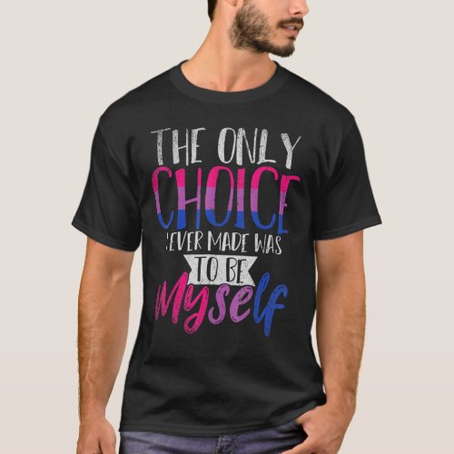 Lgbt Bi Pride Proud Bisexual Bisexuality Flag Bise T_Shirt