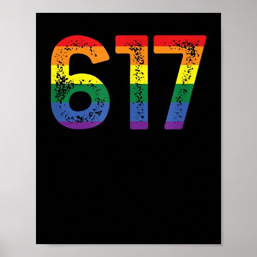 LGBT Boston Massachusetts 617 _ Boston Lgbt Pride  Poster