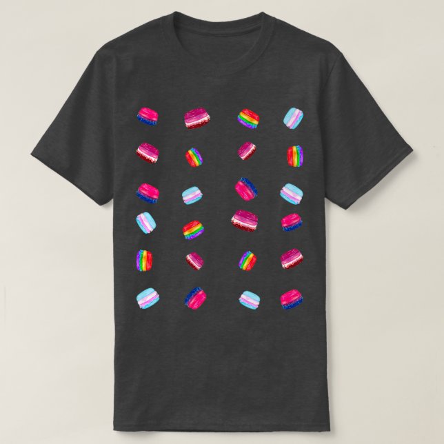 LGBT Burgers BLACK T-Shirt (Design Front)