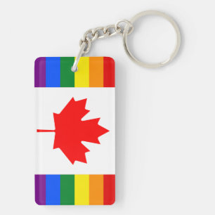 LGBT Canada Keychain