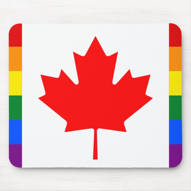 LGBT Canada Mouse Pad (Front)