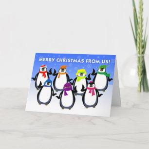 LGBT Christmas Card, From all of Us!! Holiday Card