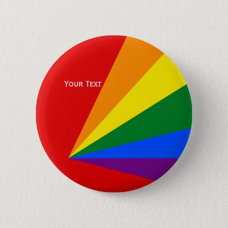Lgbt Color Rainbow Flag Badge Button