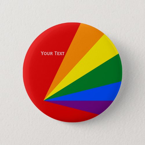 LGBT Color Rainbow Flag Badge Button