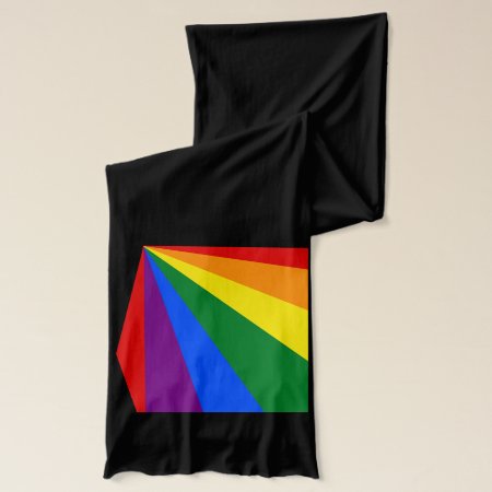 Lgbt Color Rainbow Flag Gay Pride Scarf