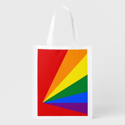 LGBT Color Rainbow Flag Grocery Bag