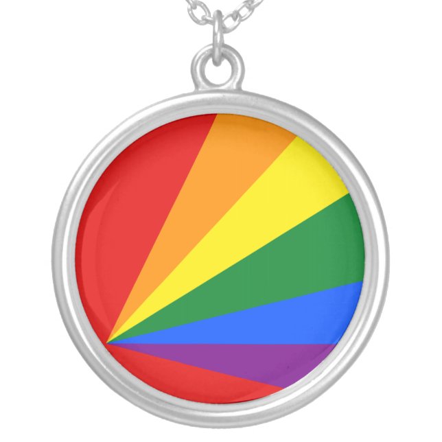 LGBT Color Rainbow Flag Jewelry (Front)