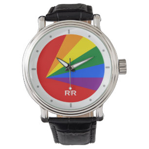 LGBT Color Rainbow Gay Pride Wristwatch