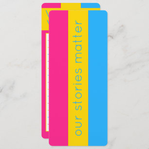 LGBT Colorful Pansexual Flag Bookmark