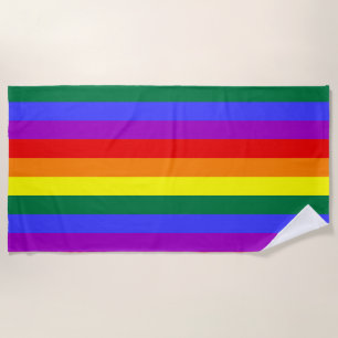 LGBT Colors Beach Towel