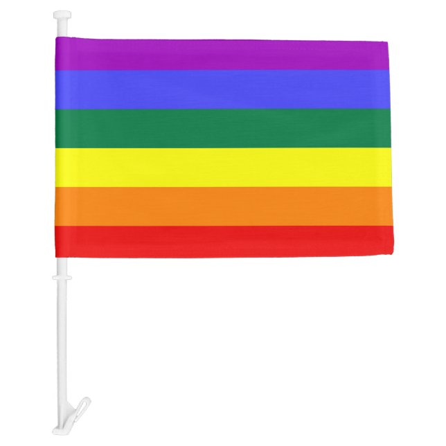 LGBT Colors Car Flag (Front)