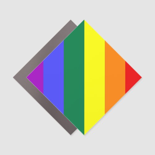 LGBT Colors Car Magnet LGBT Colors Car Magnet
