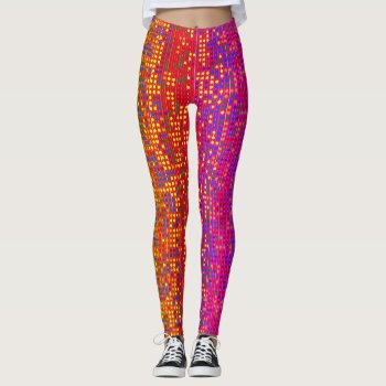 Lgbt Colors Flag Style Camouflage Dots Pattern Leggings by zlatkocro at Zazzle