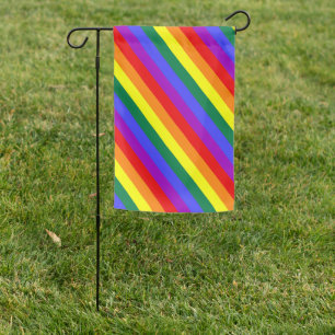 LGBT Colors Intense  Garden Flag