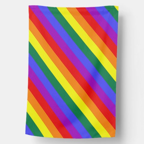 LGBT Colors Intense House Flag