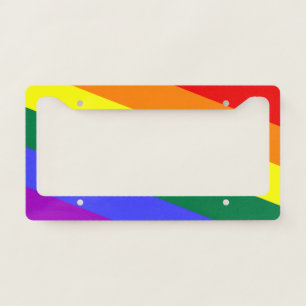 LGBT Colors License Plate Frame