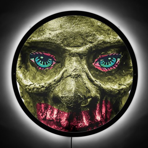 LGBT Creppy Monster Mask LED Sign