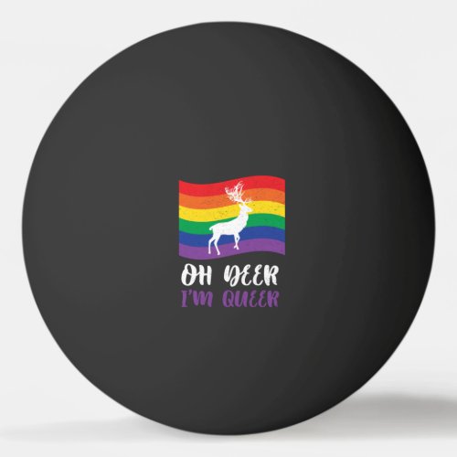 LGBT Deer Ping Pong Ball