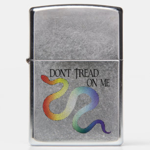 LGBT Don't Tread on Me Zippo Lighter