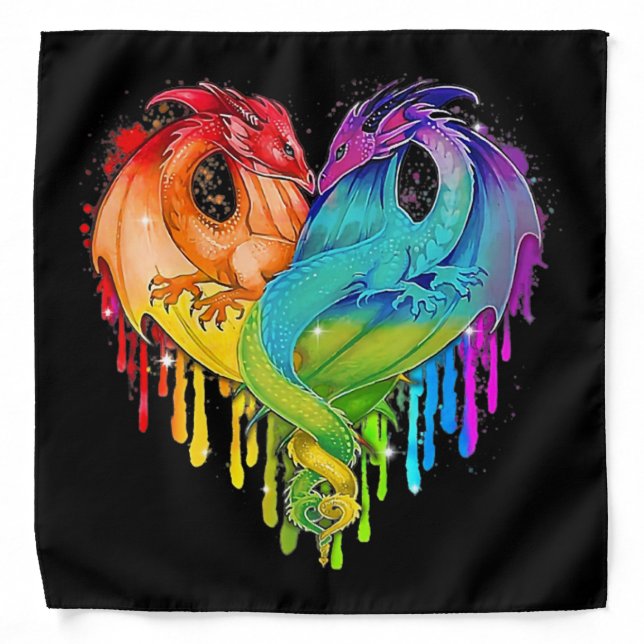 LGBT Dragon Bandana (Front)