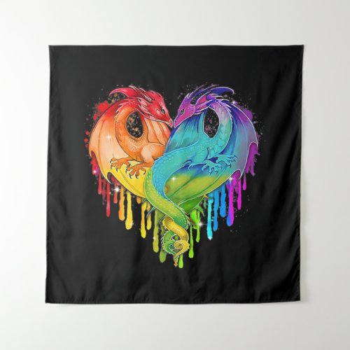 LGBT Dragon Tapestry