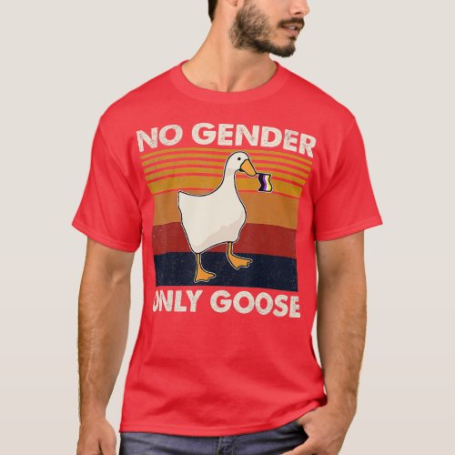 LGBT duck gay pride LGBT Pride No Gender Only Goos T_Shirt