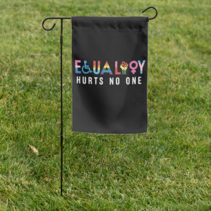 Lgbt Equality Hurts No One Pride Human Rights Garden Flag