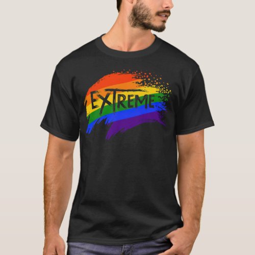 LGBT Extrem Gay Pride CSD Queer Rainbow lesbian _s T_Shirt