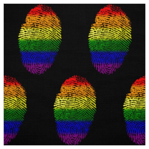 LGBT Fingerprint Fabric
