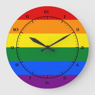 LGBT flag clocks