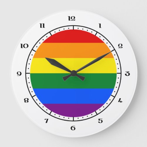 LGBT flag clocks