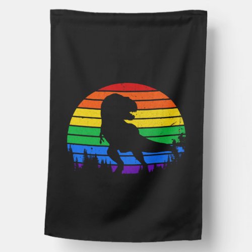 LGBT Flag Dinosaur
