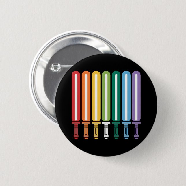 LGBT Flag Gay Pride  Button (Front & Back)