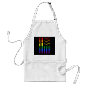 LGBT Flag Gay Pride Month Transgender Adult Apron