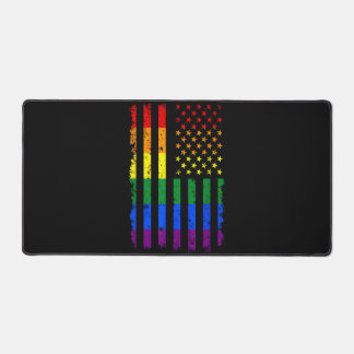LGBT Flag Gay Pride Month Transgender Desk Mat