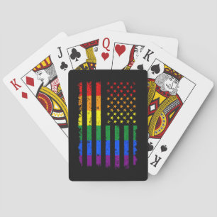 LGBT Flag Gay Pride Month Transgender Poker Cards