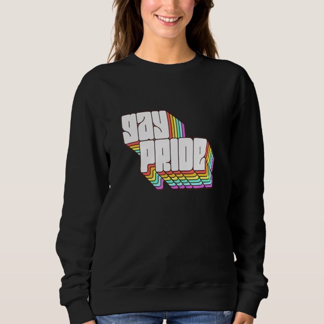 Lgbt Flag Gay Pride Month Transgender Rainbow Lesb Sweatshirt (Front)