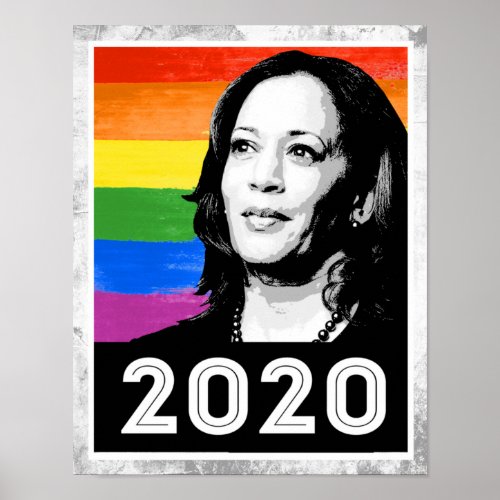 LGBT Flag _ KAMALA 2020 Poster