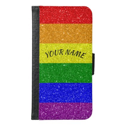 Lgbt flag samsung galaxy s6 wallet case