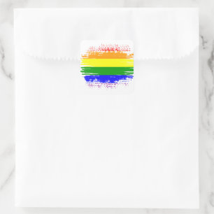 LGBT flag Square Sticker