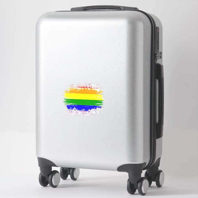 LGBT flag Sticker (Suitcase)