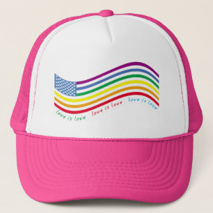 LGBT flag Trucker Hat