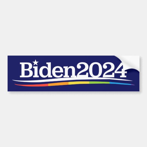 LGBT for Biden 2024 LGBTQIA Bumper Sticker