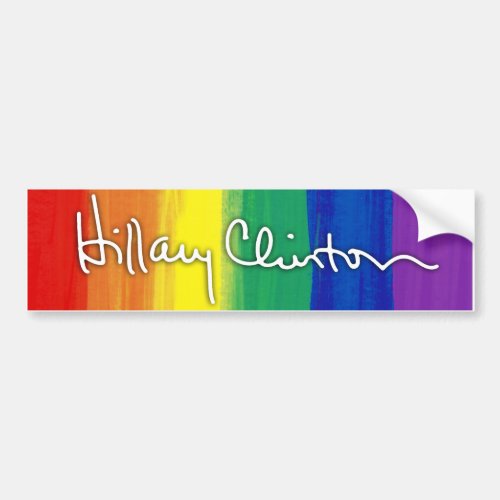 LGBT for Hillary Clinton Bumper Sticker